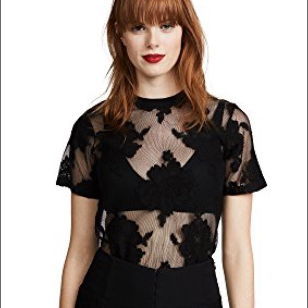Fleur Du Mal lace tshirt